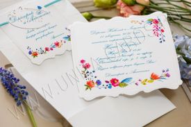 Серия свадебных приглашений АКВАРЕЛИ