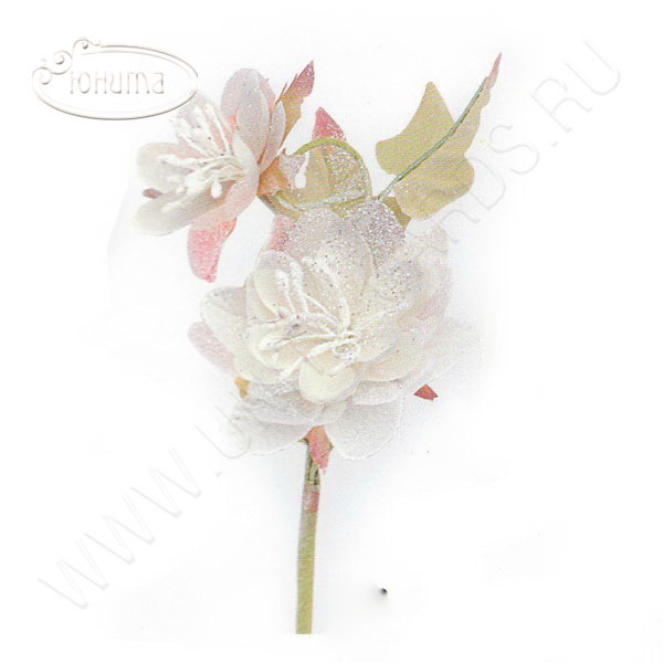 Бонбоньерка 18232 Букет из 2 белых цветков