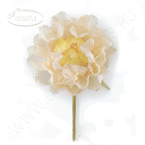 Бонбоньерка 18353 Роза 2-цветная желтая