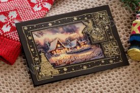 NEW!Новогодняя открытка 12-1831W