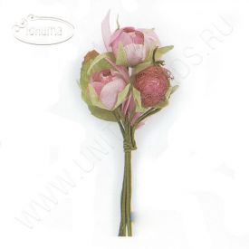 18246 Бутоны роз розовые