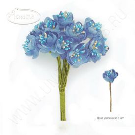 18247 Цветочек маленький голубой