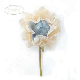 18342 Роза 2-цветная голубая