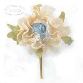 18349 Роза 2-цветная голубая
