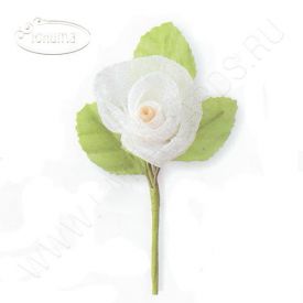 18362 Роза белая органза
